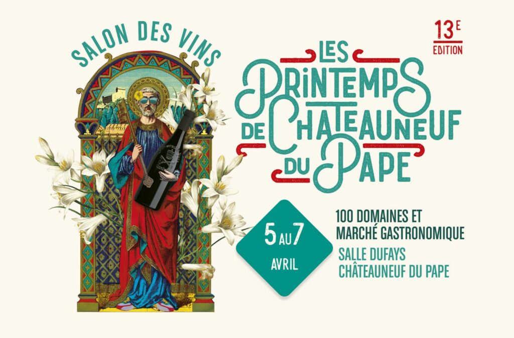 Affiche Printemps de Châteauneuf-du-Pape